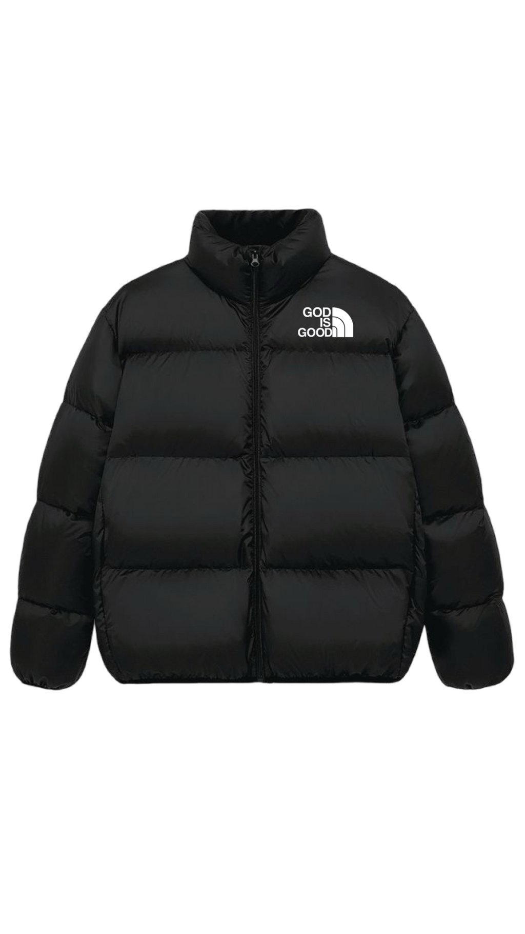 God Is Good Puffer Coat
