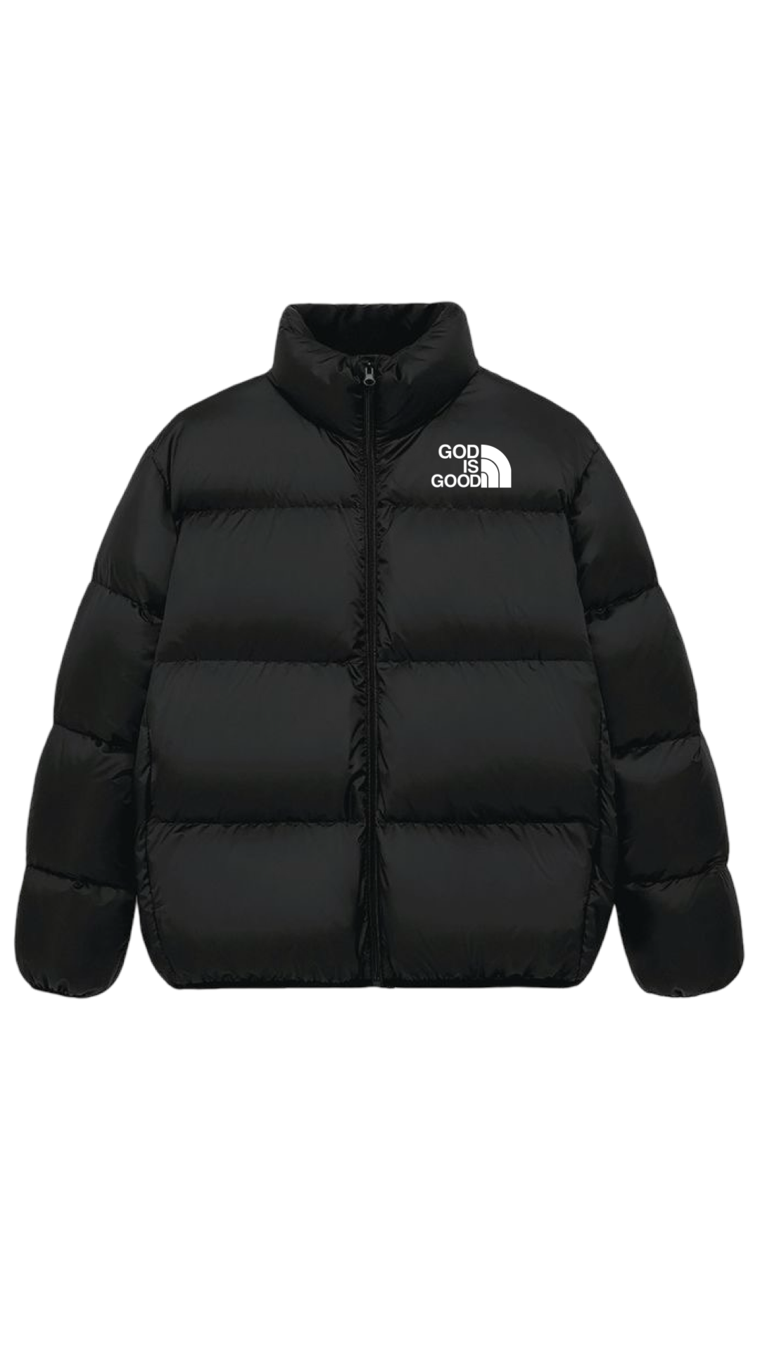 God Is Good Puffer Coat