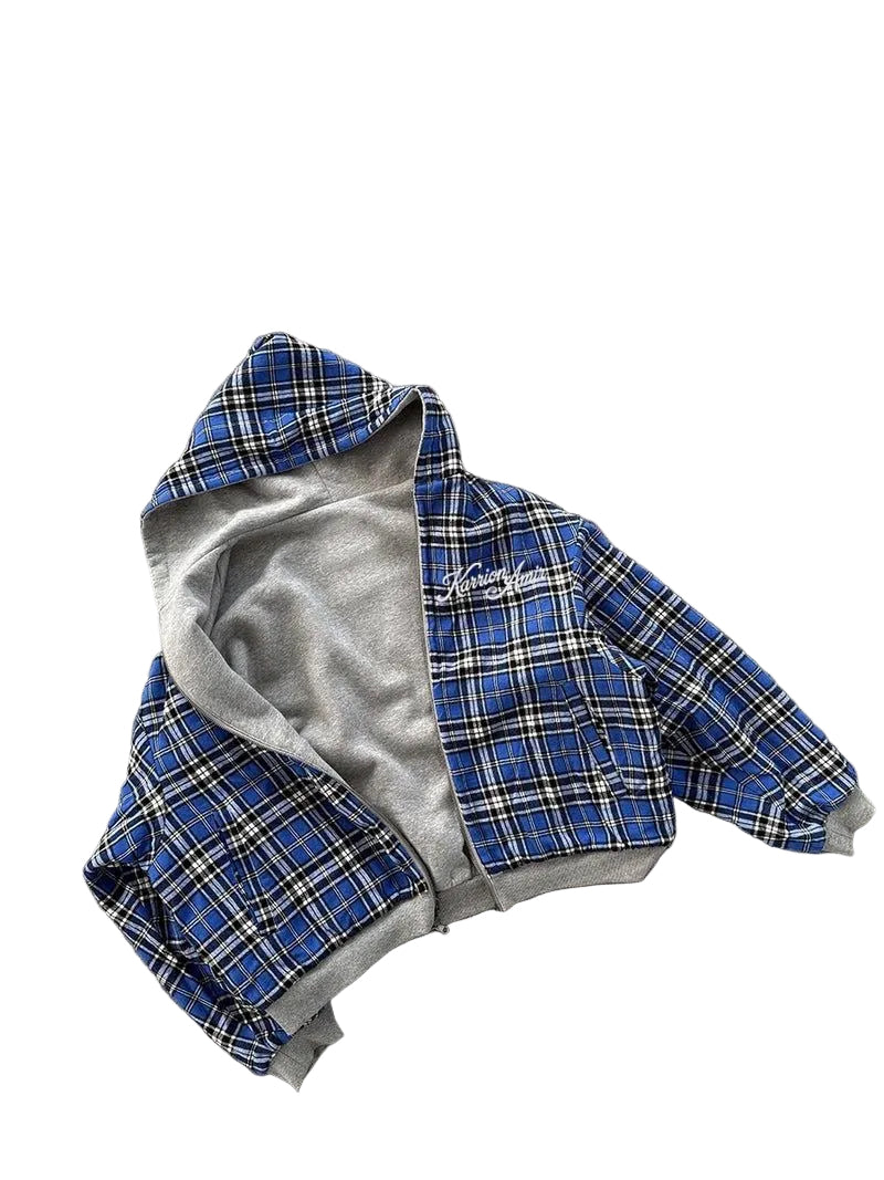 Karrion Amir Plaid Zip Up