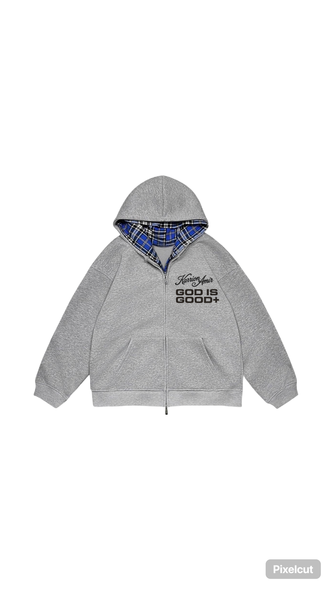 Karrion Amir Plaid Zip Up